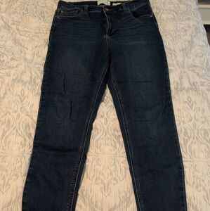 Women's Dark Blue Skinny Jeans